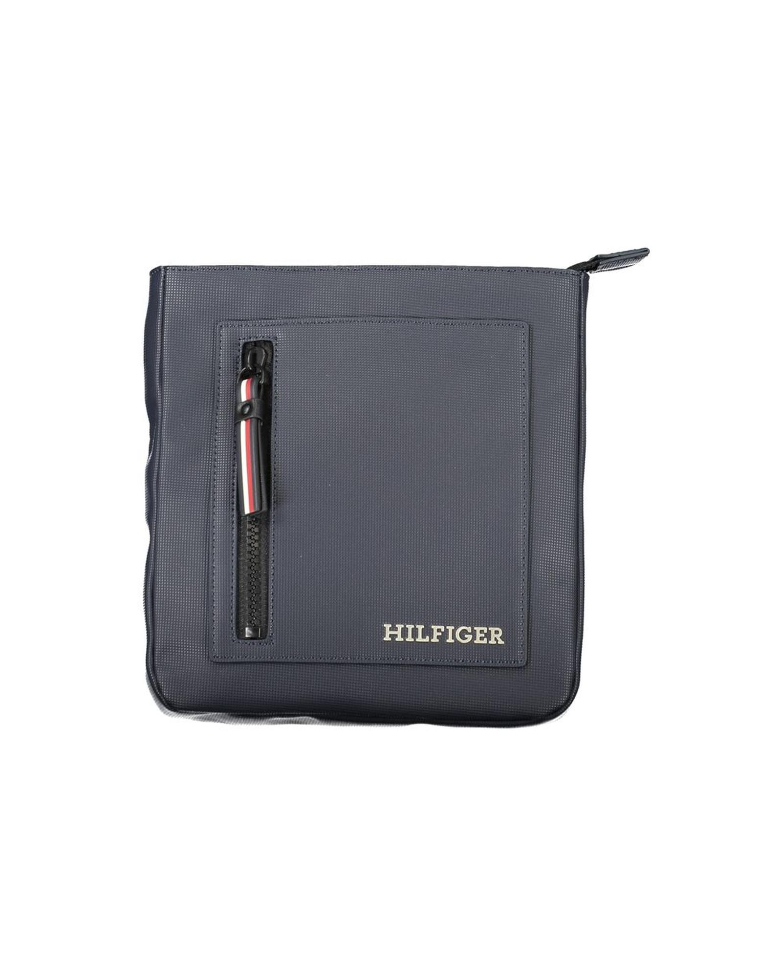 V539-TO-26087-202506181012-00 Tommy Hilfiger Men's Blue Polyethylene Shoulder Bag - One Size - Image 1