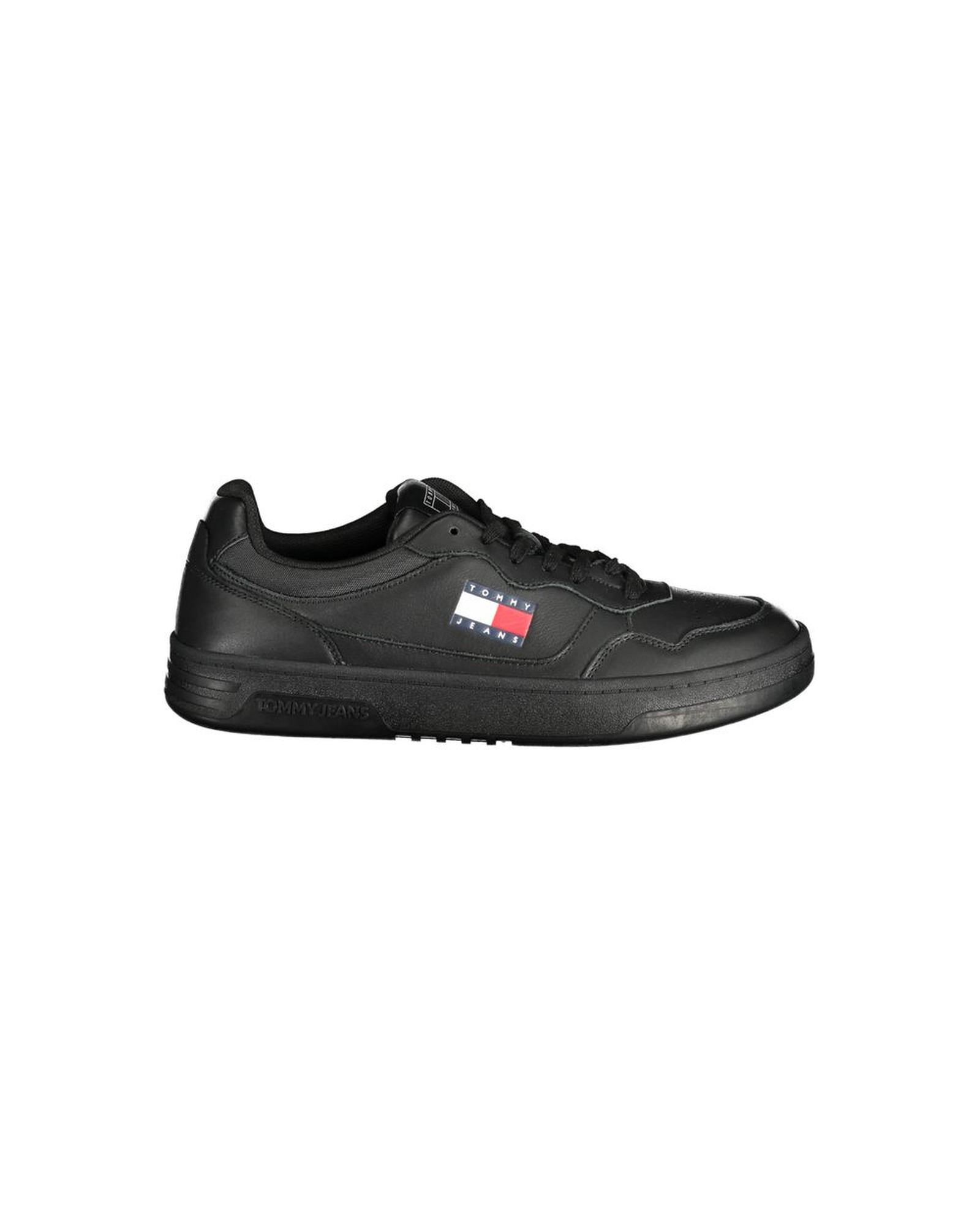 V539-TO-33495-EU41US8-202506180916-00 Tommy Hilfiger Men's Black Polyester Sneaker - 41 EU - Image 1