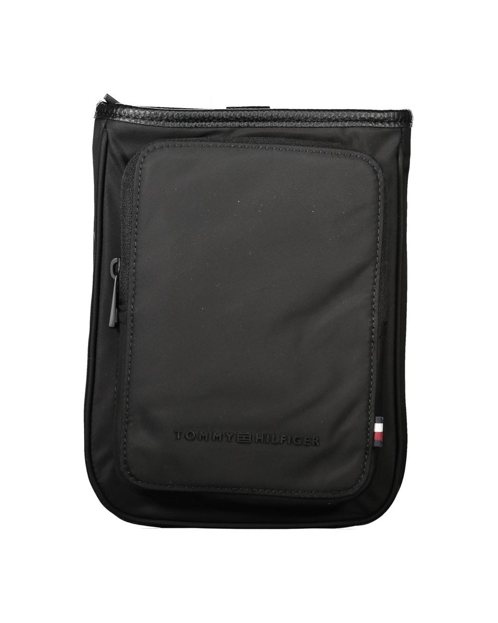 V539-TO-33658-202506181241-00 Tommy Hilfiger Men's Black Polyester Shoulder Bag - One Size - Image 1