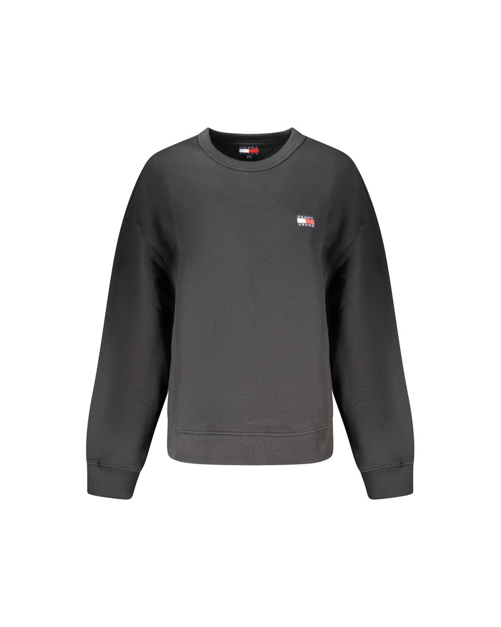 V539-TO-36247-XL-202506181152-00 Tommy Hilfiger Women's Black Cotton Sweater - XL - Image 1