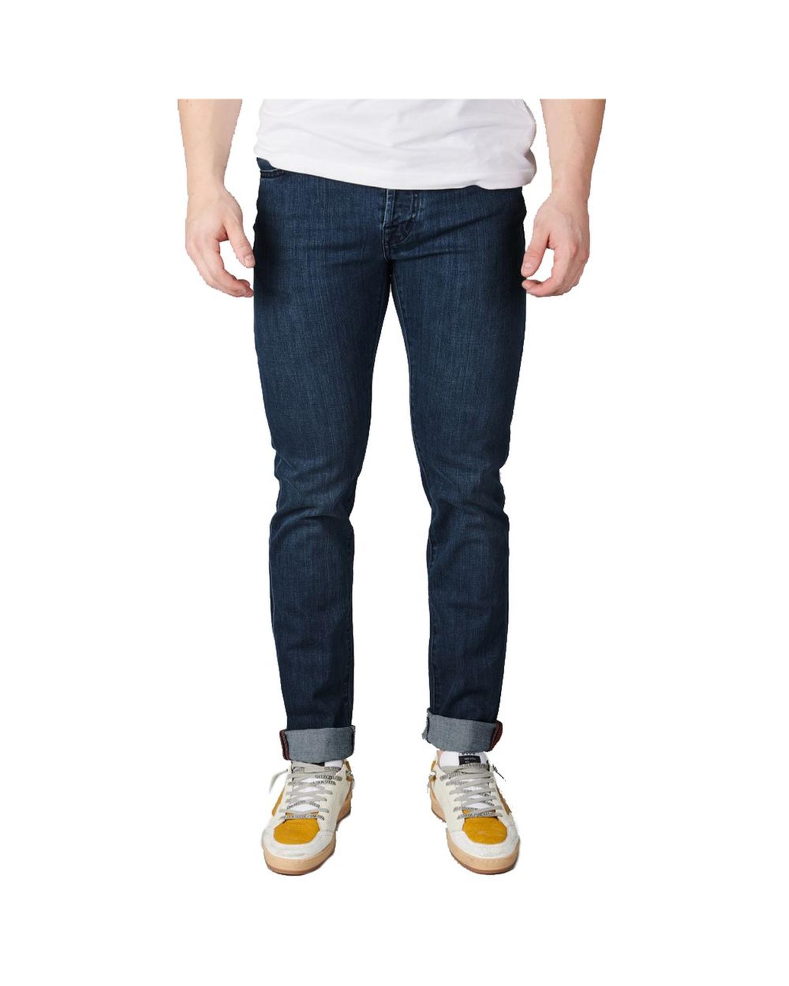 V539-TR-14416-W33-202506181307-00 Tramarossa Men's Blue Cotton Jeans & Pant - W33 US - Image 1