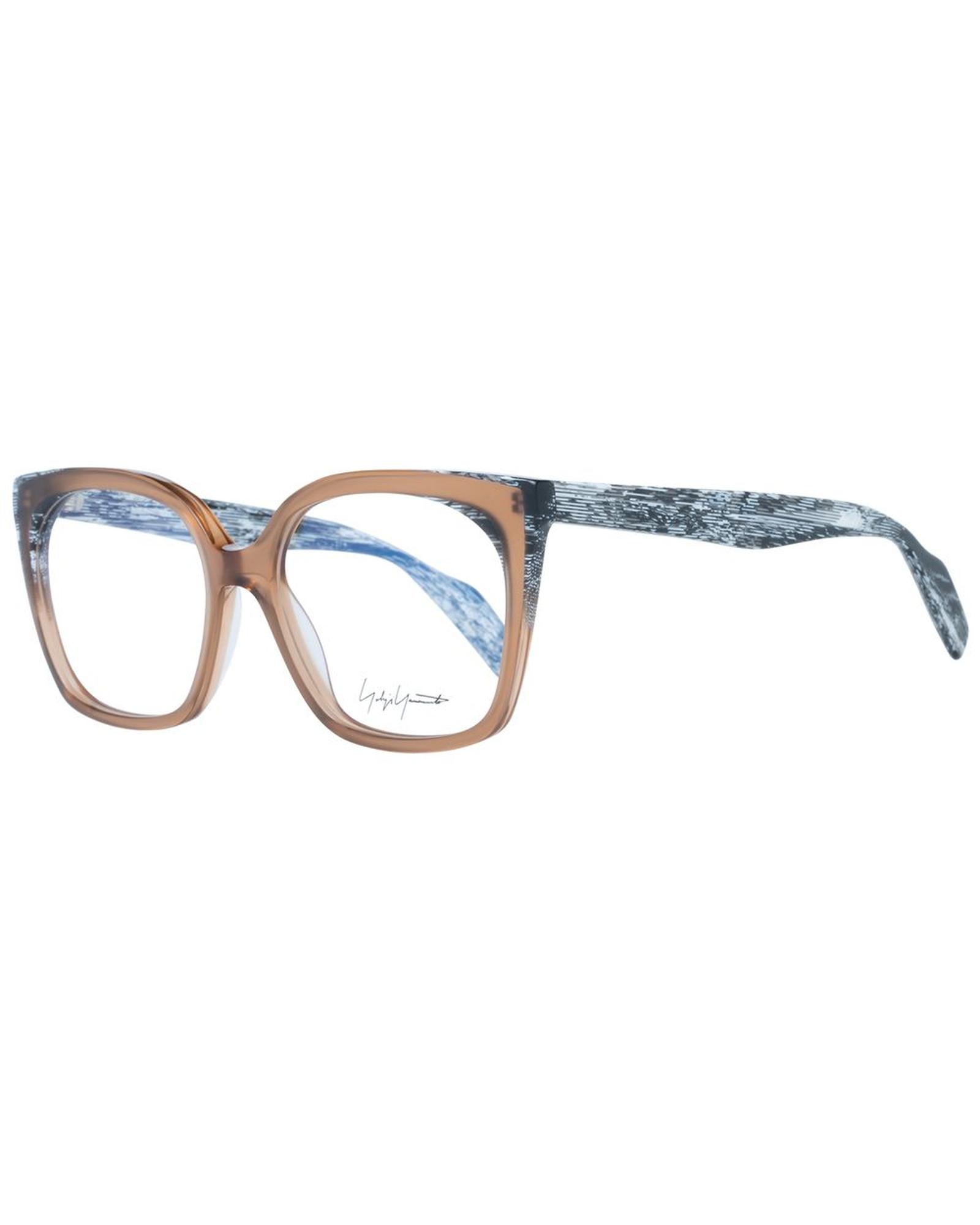 V539-YO-1035568-202506181620-00 Yohji Yamamoto Women's Brown Optical Frames - One Size - Image 1