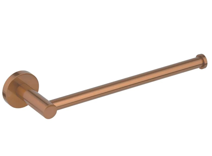 V549-HANDCOPPER-90756-00 2024 Round New Toliet Roll Holder brushed copper hand towel holder - Image 1