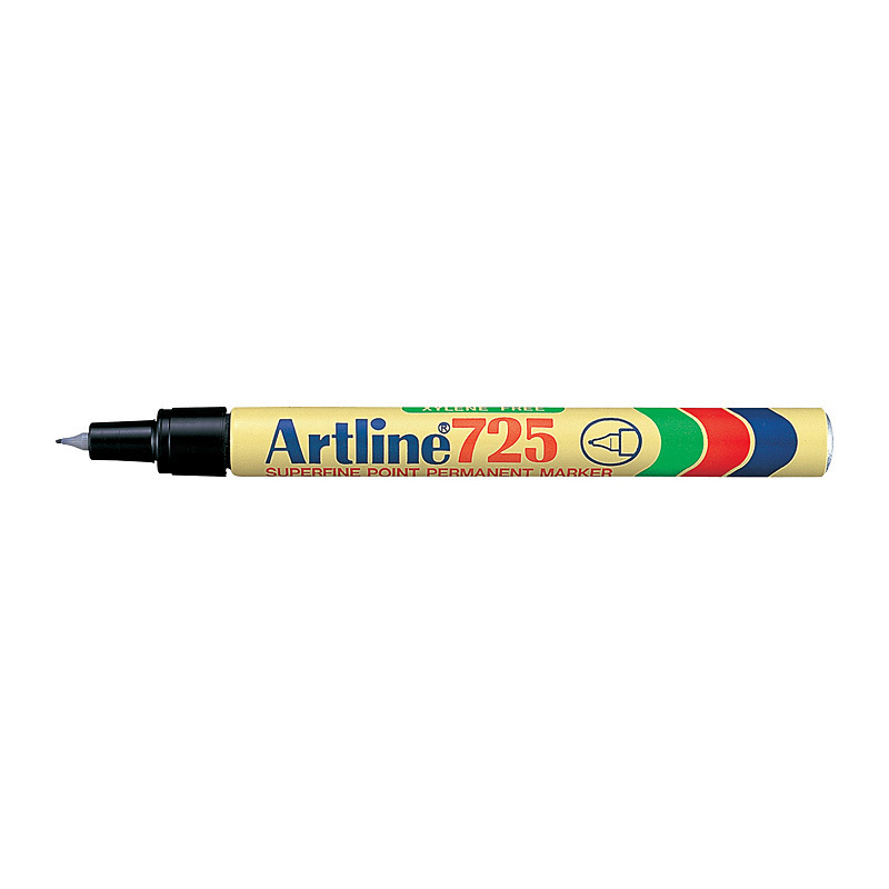 V555-AR172501-202504030826-00 Artline 725 Perm Mrkr Blk Bx12 - Image 1