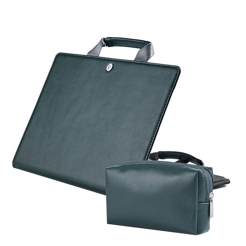 V562-0176072060DBT-202502211930-00 15.4 Inch Laptop Bag & Power Tote - Protective Case in Ink Green - Image 1