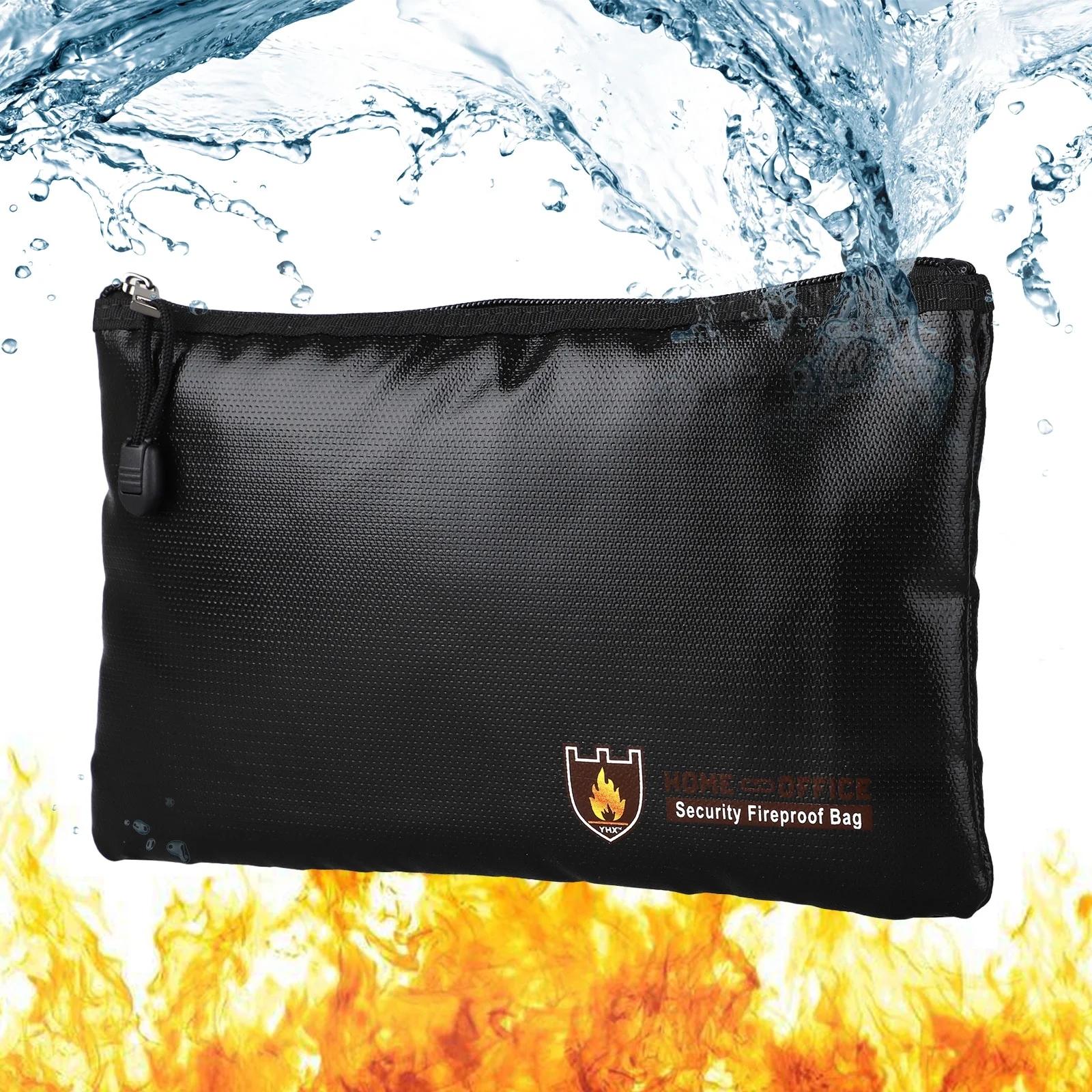 V562-1057955060DBT-202505201315-00 Secure Fireproof Waterproof Bag For Valuables - 13.4X9.8 Inch - Image 1