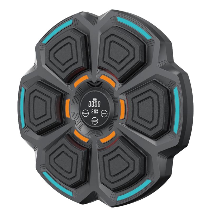 V562-1069864060DBT-202503041810-00 Adjustable 9-Speed Bluetooth Music Boxing Machine With Lights - Black - Black - Image 1