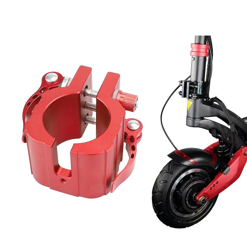 V562-1073242060DBT-202503062030-00 Red Folding Clamp for Electric Scooter - Zero 8x 10x 11x Dualtron Dt3 Thunder - Image 1