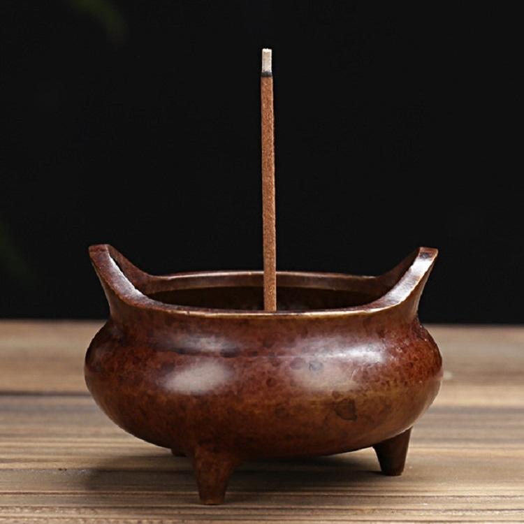V562-107791550DBT-202503041705-00 Antique Incense Burner - Pure Copper Binaural Small Indoor - Image 1