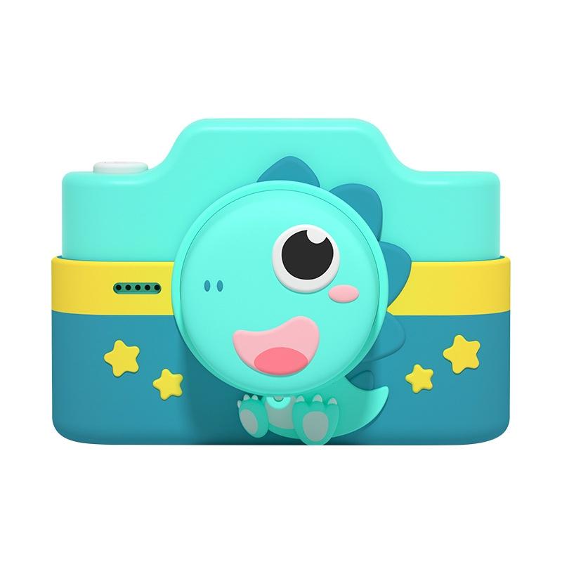 V562-1086780550DBT-202503061840-00 Mini Children's Cartoon Dual-lens Digital Camera Toy - Dinosaur Design - Image 1