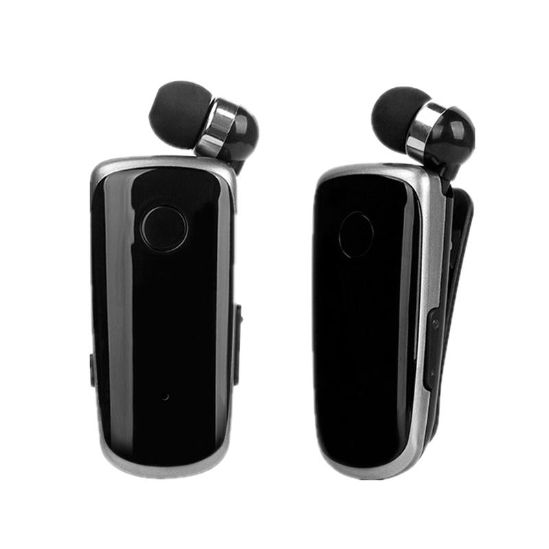 V562-10878300AYS-202505222017-00 Wireless Bluetooth In-ear Earphone with Vibrating Alert and Hands-free Clip - Black - Image 1