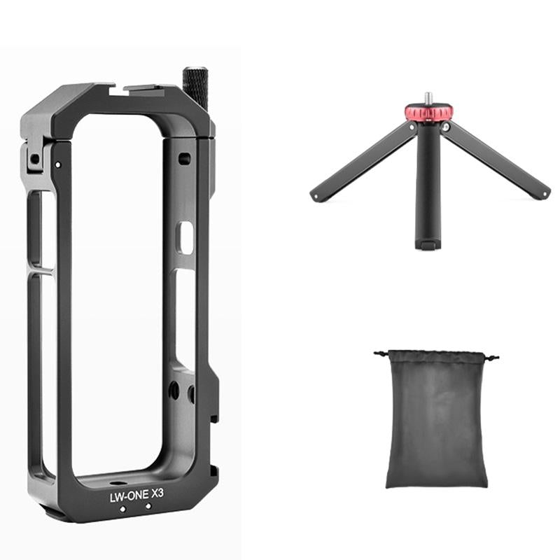 V562-109124400ADE-202503061950-00 Insta360 one X3 Metal Cage with Extended Frame and T1 Tripod - Image 1