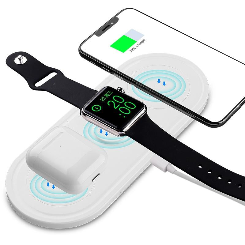 V562-1109550DBT-202504211945-00 3 In 1 10W Wireless Charger For Iphones Iwatch Airpods - Image 1