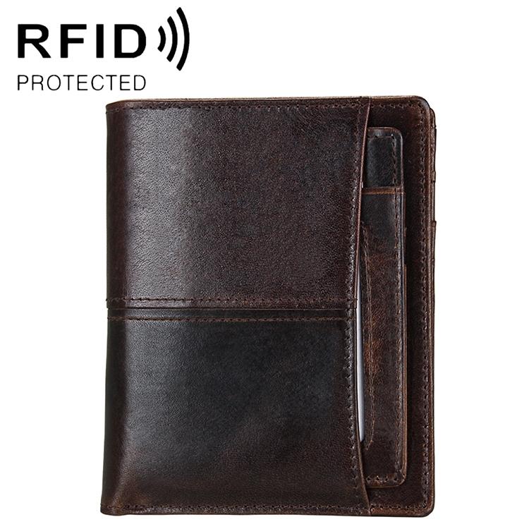 V562-1866BCC-225129-00 Detachable Card Holder Leather Wallet for Men - Antimagnetic Rfid - Image 1