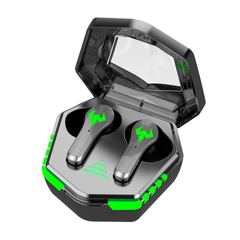 V562-2084763060DBT-202504181910-00 Low Latency Wireless Bluetooth Game Earphones with Colourful Lights - Non-Digital Display - Image 1