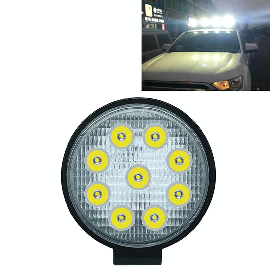 V562-2084SMC-202503052015-00 6.7W White Light Round - Shaped Waterproof Car Boat Marine Work Lights Spotlight Led Bulbs Dc 9 - 30V - Image 1