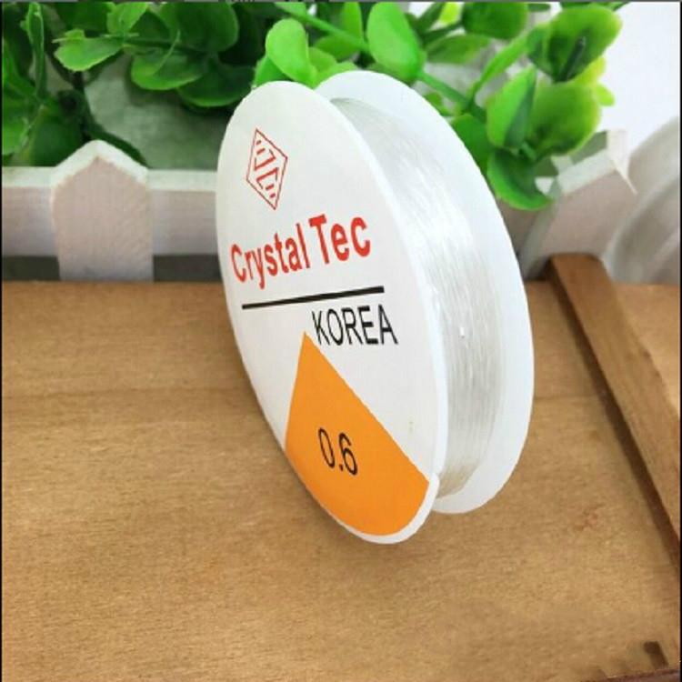 V562-208574050DBT-202504112005-00 5 Transparent Fishing Line Elastic Wire Rope 0.6Mm Diy Jewelry Material - Image 1