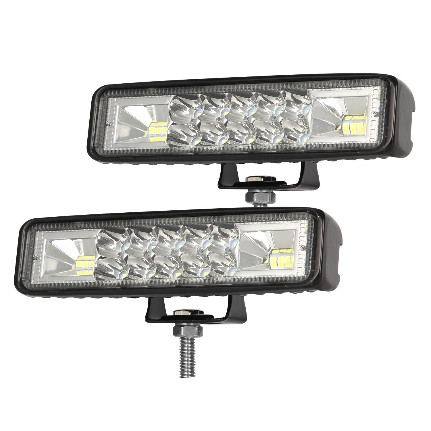 V562-2103100ADE-202503052010-00 2 Pcs Car 6 Inch Dual - Row Mixed Light Strip Lamp Floodlight & Spotlight Work Light - Image 1