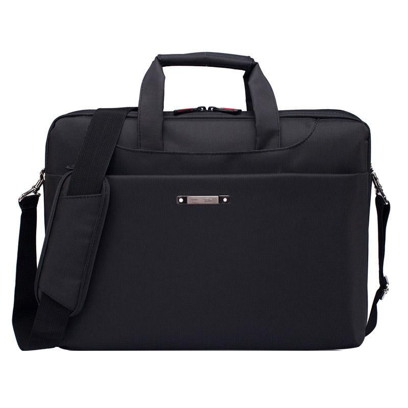 V562-2210-BL-S-202502282251-00 Waterproof Nylon Laptop Bag - 15.6 Inch One Shoulder Portable - Black - Image 1