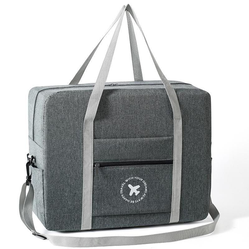 V562-3058264060DBT-202504251637-00 Foldable Travel Bag for Camping & Hiking - Large - Large Gray - Image 1