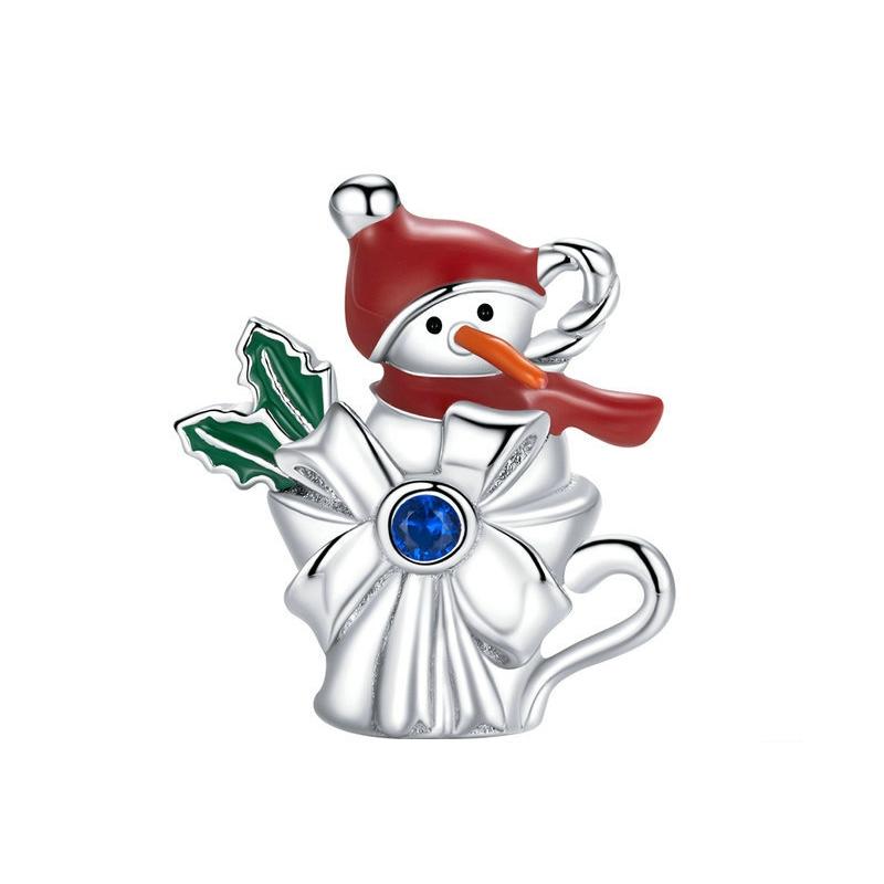 V562-3165403060DBT-202504111610-00 925 Sterling Silver Christmas Bead For Diy Accessories - Image 1