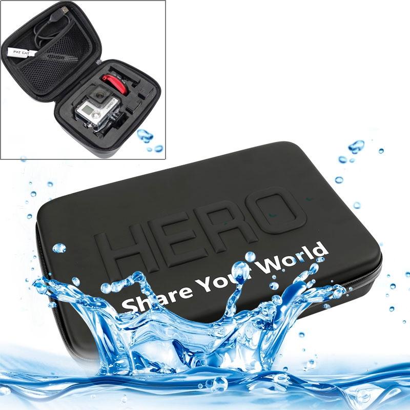 V562-3625-PLD-S-202505211915-00 Portable Shockproof Waterproof Travel Case for Action Cameras - Fits Gopro Insta360 Dji - 16cm x 12cm x 7cm - Image 1