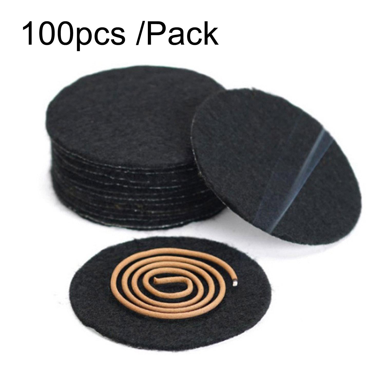 V562-4015405060DBT-202503041706-00 100-pack Fireproof Cotton Pads for Incense Burners and Mosquito Coils - 6Cm - Image 1
