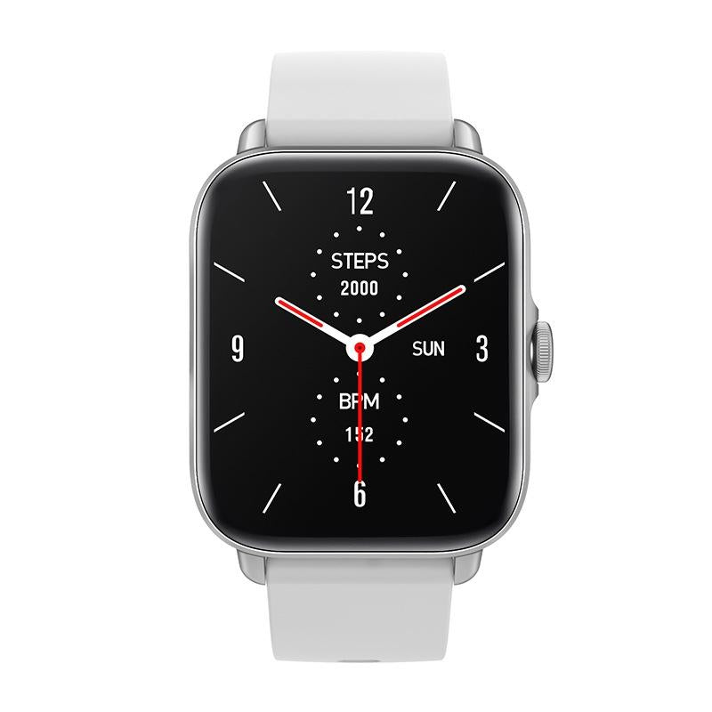 V562-4020632060DBT-202504252047-00 Smart Bluetooth Watch With Heart Rate Monitor Silver Gray - Image 1
