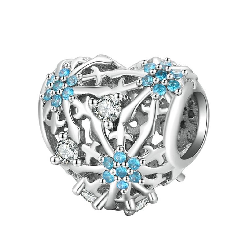 V562-5075403060DBT-202504111637-00 925 Sterling Silver Diy Winter Snowflake Bracelet Bead Set - Image 1