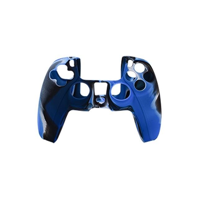 V562-5078743060DBT-202505201336-00 Camouflage Blue Silicone Case for Ps5 Controller - Protective Cover - Image 1