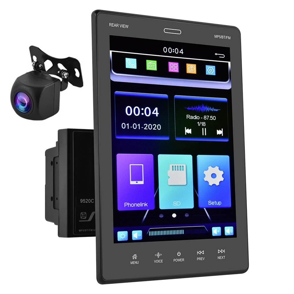 V562-5097192060DBT-202505231425-00 9.5 Inch Vertical Screen Car Mp5 Player + Ahd Camera - Image 1