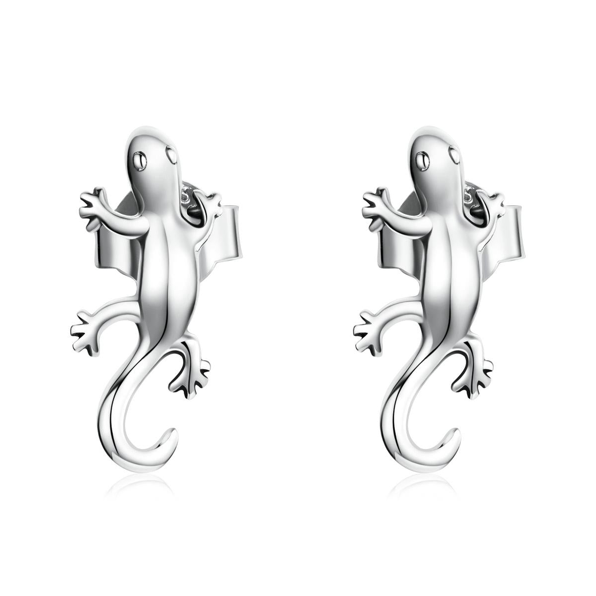 V562-5941200ADE-202504111752-00 925 Sterling Silver Gecko Ear Studs Earrings For Women - Image 1