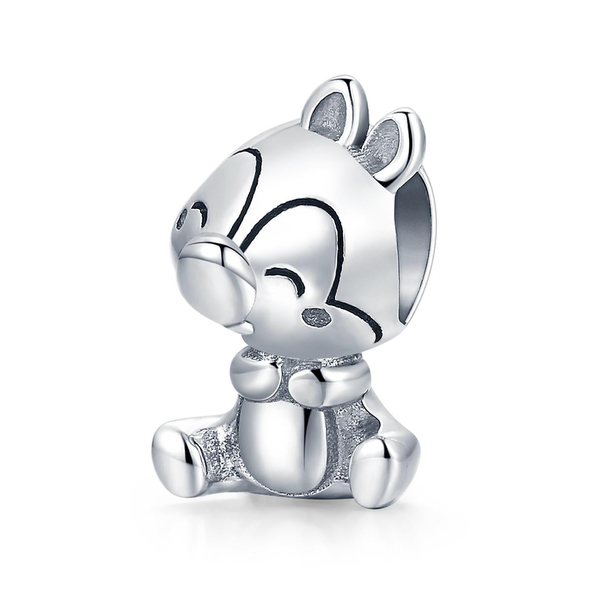 V562-6556100ADE-202504111646-00 925 Sterling Silver Squirrel Charm For Diy Bracelets & Necklaces - Image 1