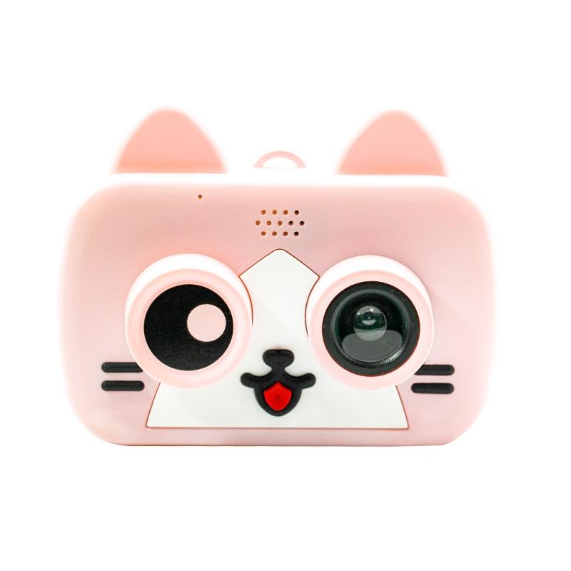V562-A1002577240DBT-202502241240-00 2.0 Hd Screen Wifi Children's Digital Camera with 12mp Cartoon Design and Fun Photography - 2 Screen Wifi Cartoon Design Fun Photography - Pink - Image 1