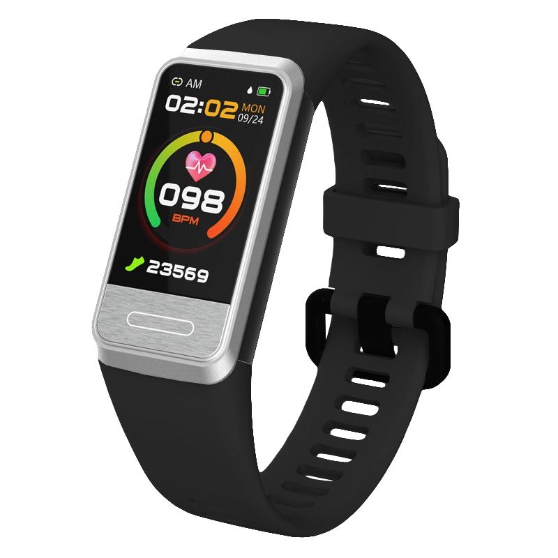 V562-A100450500ADE-202504252142-00 Smart Blood Glucose Sleep Tracker - Tft Hd Display - Black - Image 1