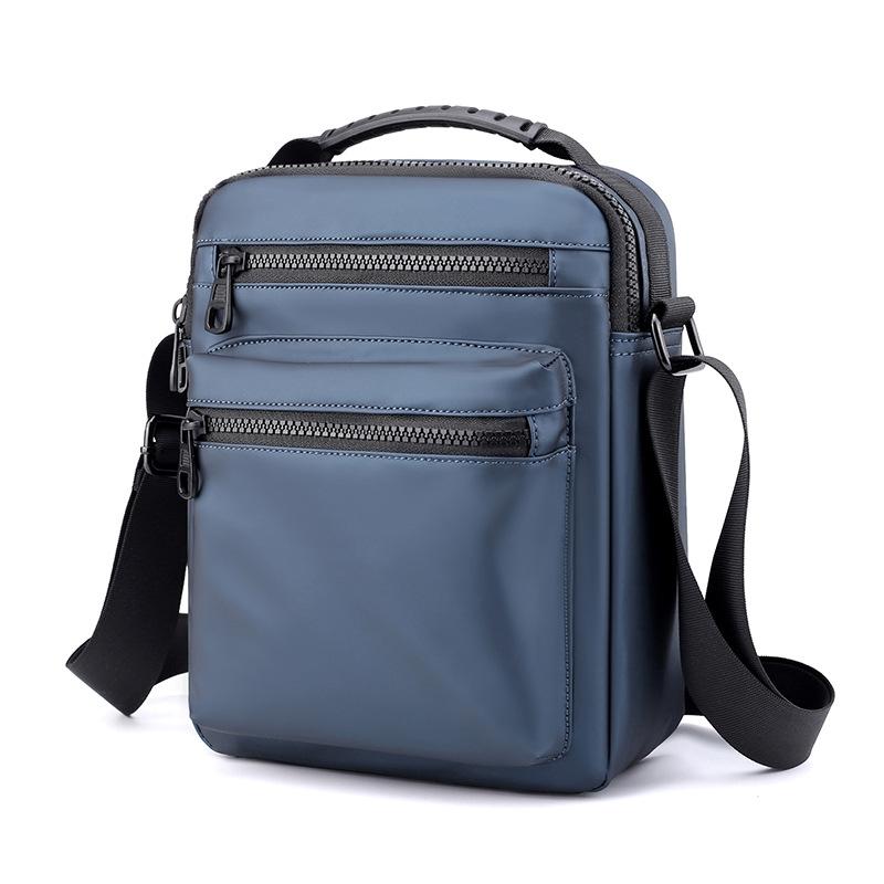 V562-A1006812750DBT-202503032020-00 Men Oxford Cloth Crossbody Chest Bag Sporty And Versatile - Navy Blue - Image 1