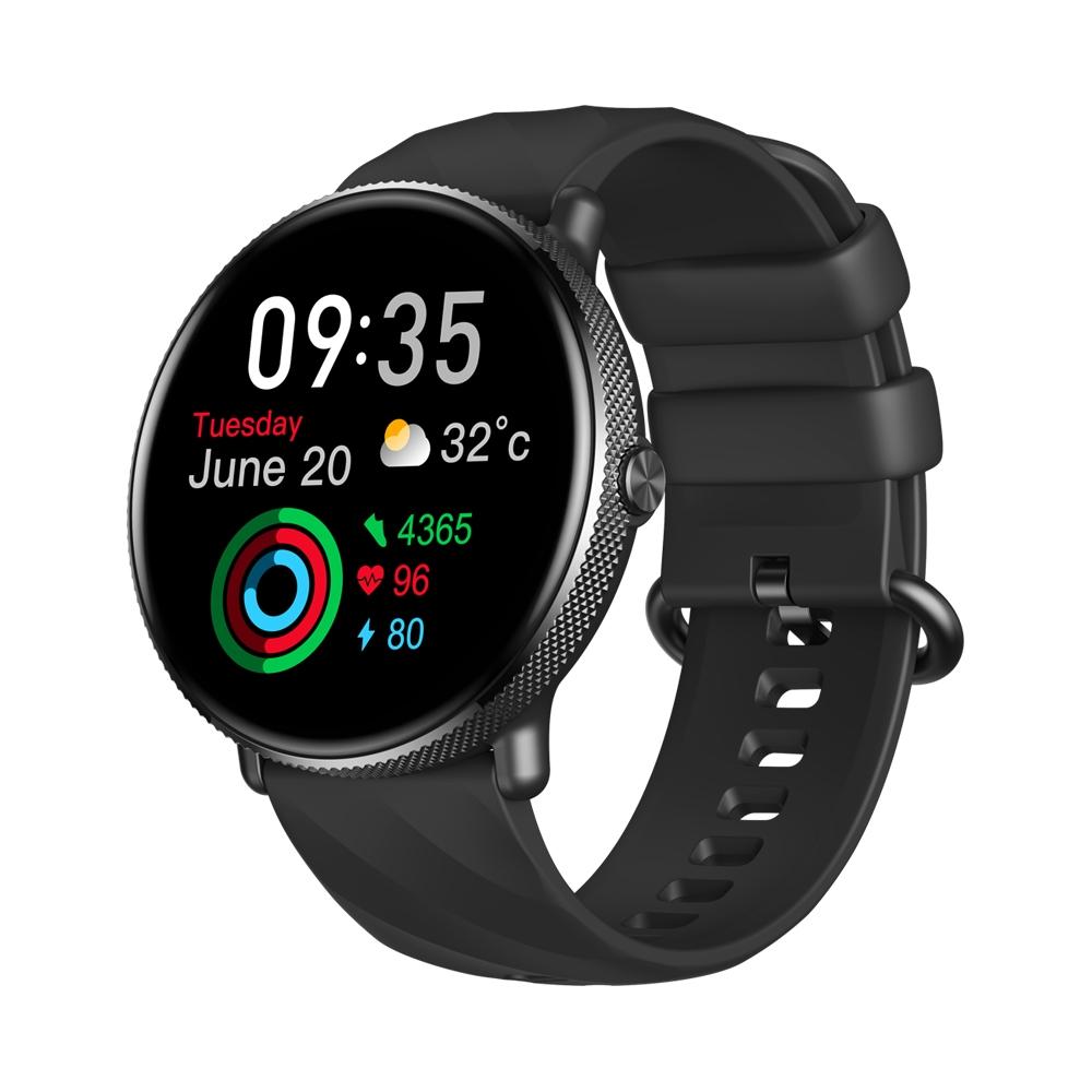 V562-A101092600ADE-202504251840-00 1.43 Inch Screen Voice Calling Smart Watch Support Heart Rate / Blood Pressure / Blood Oxygen - Black - Image 1