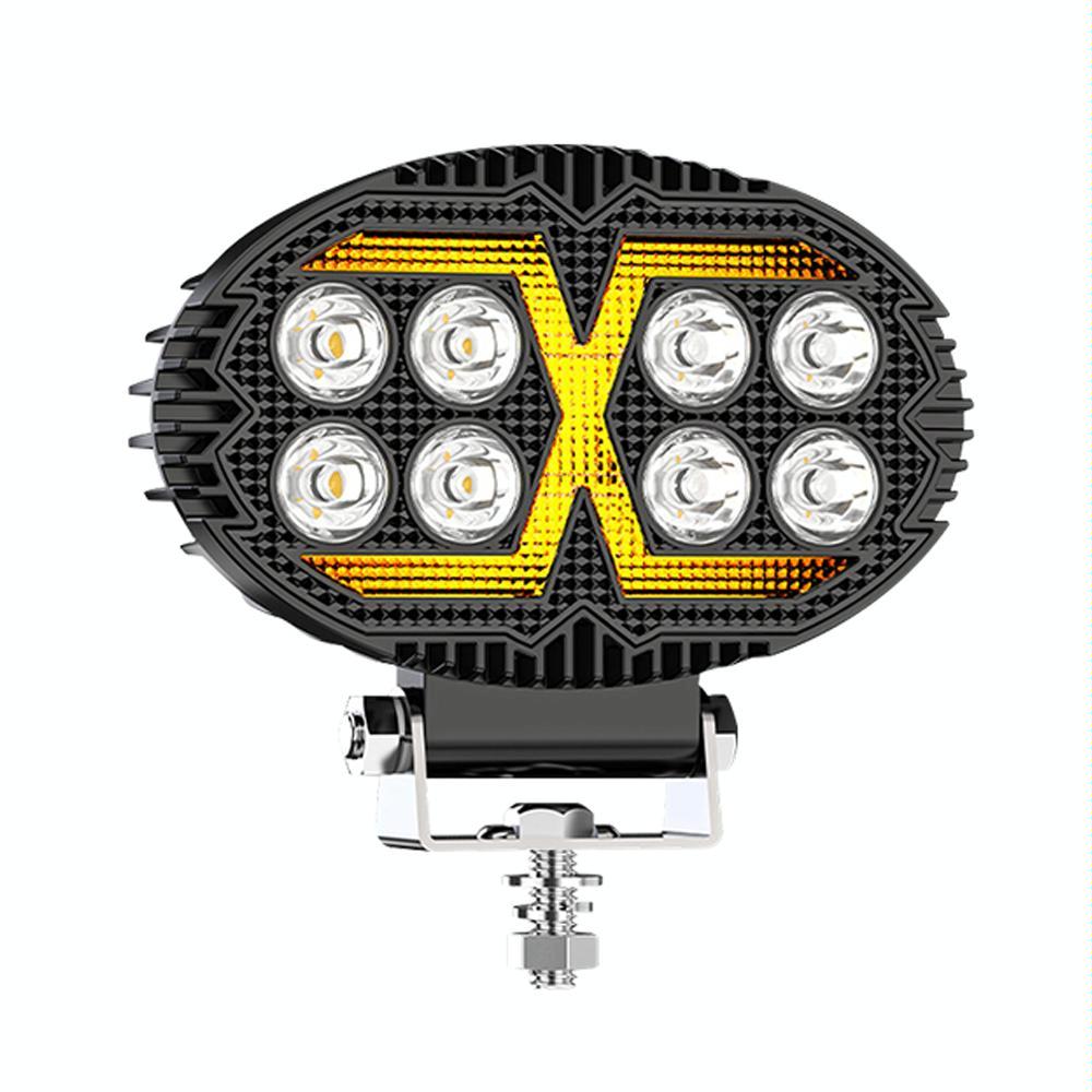 V562-A1012855060DBT-202503052015-00 5.5 Inch Elliptical Hybrid X - Shaped Car Work Light - Image 1