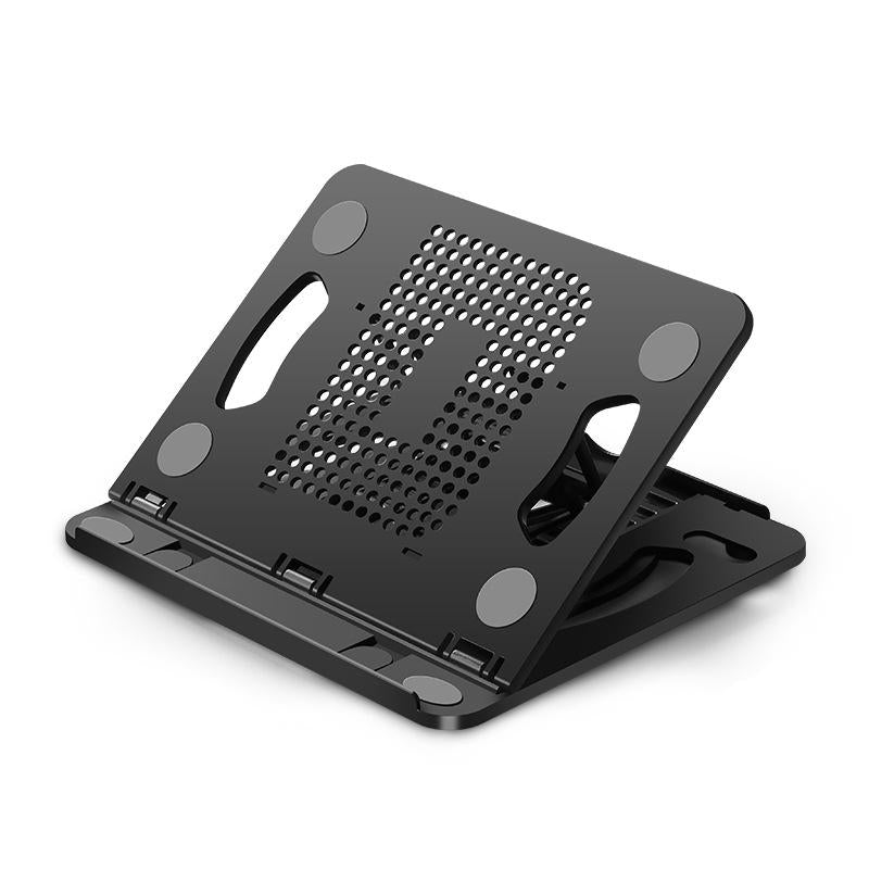 V562-A1016212060DBT-202506261143-00 Adjustable Laptop Cooling Stand - Foldable Design - Black - Image 1