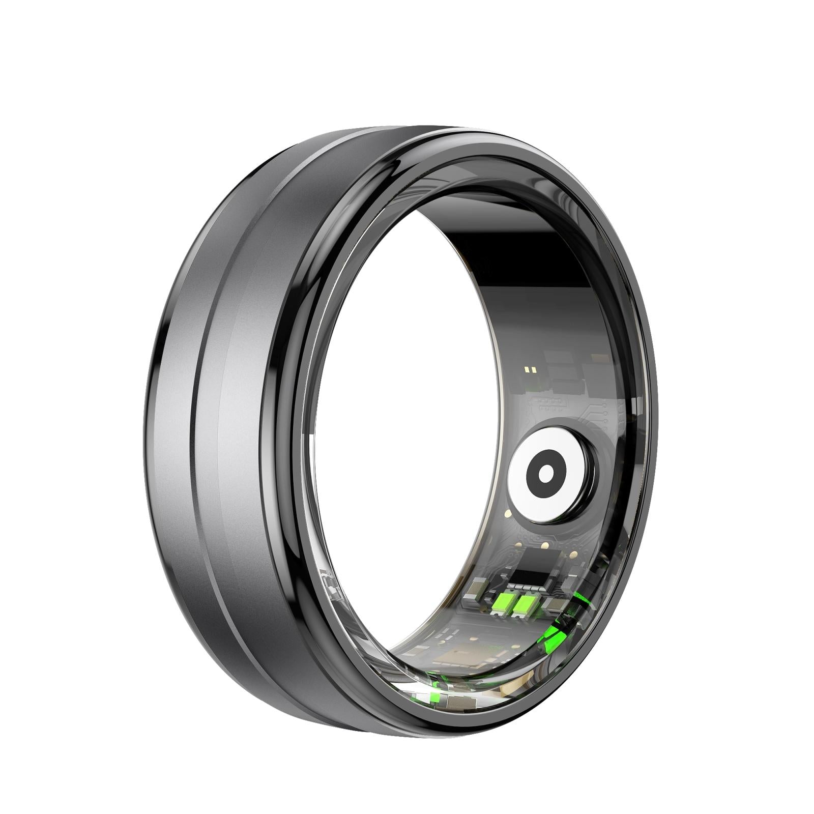 V562-A101726200AYS-202504281921-00 Smart Ring With Heart Rate Blood Oxygen & Sleep Monitoring - Size 10 - Black - Image 1