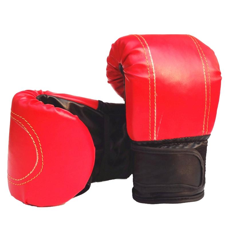 V562-A1021461950DBT-202503072130-00 Half-Finger Boxing Gloves For Adults - Ideal For Fighting And Punching - Red - Image 1