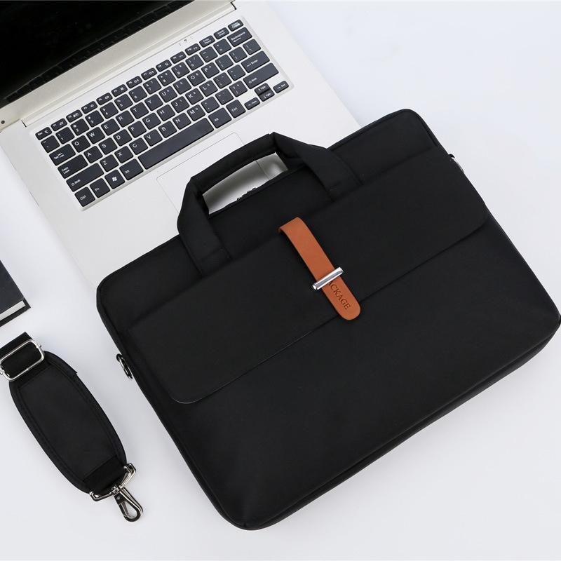 V562-A1021812060DBT-202502282106-00 13-13.3 Inch Multifunctional Laptop Bag - Durable Shoulder & Handheld Design - Black - Image 1
