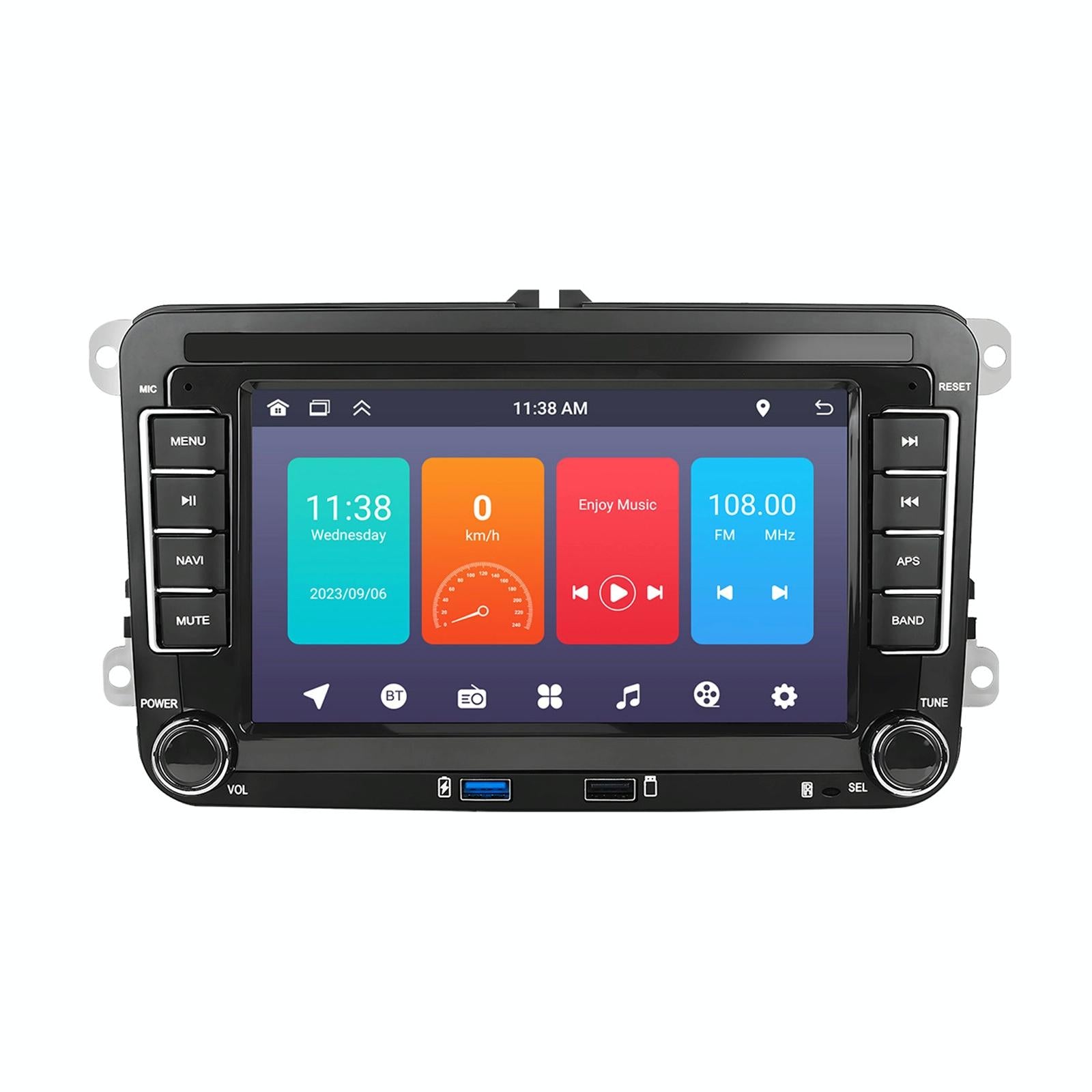 V562-A1026764060DBT-202505231427-00 Android Carplay Navigation For Vw / Skoda - 1 + 32G Screen Reversing Camera - Image 1