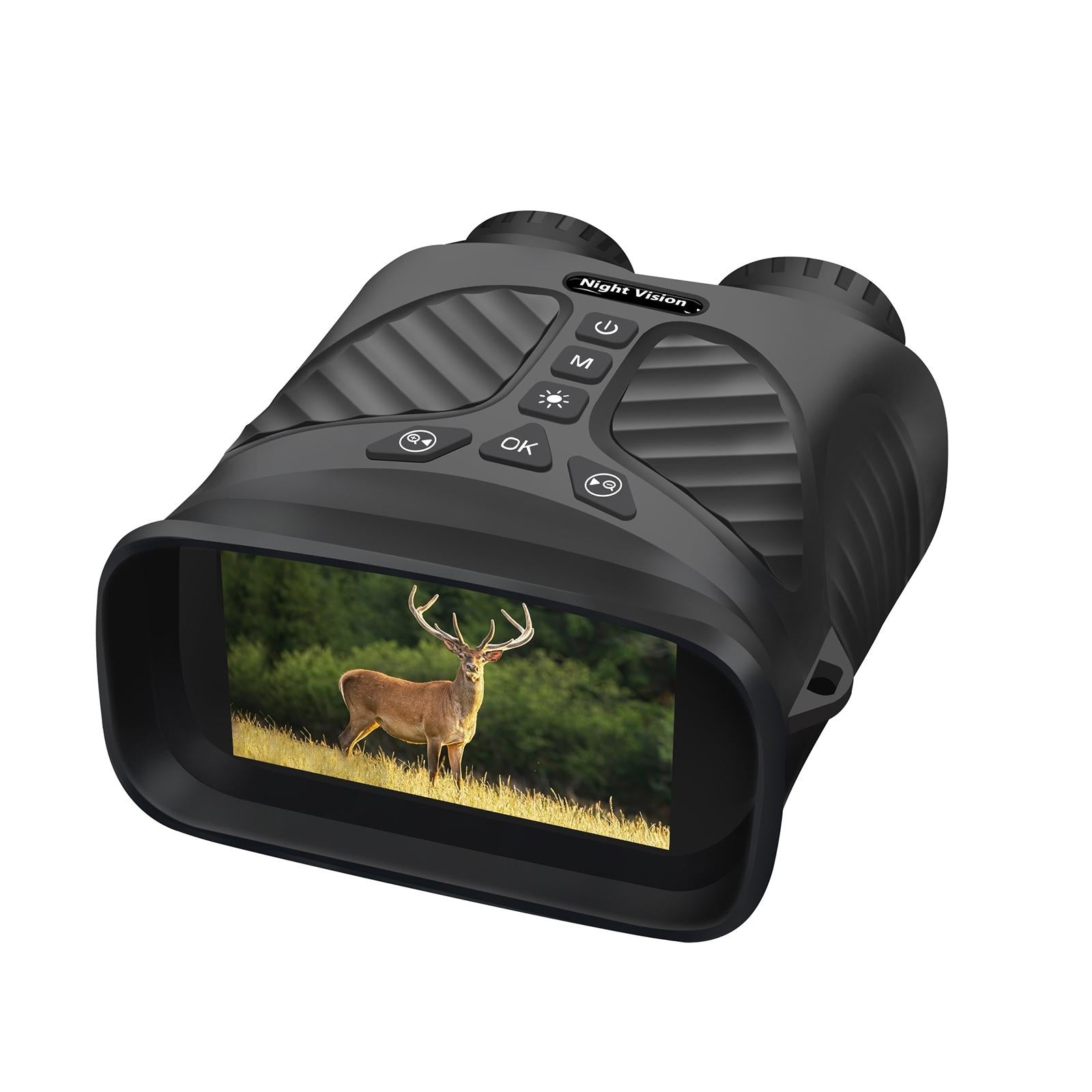 V562-A102915400ADE-202504291235-00 3 Ips Screen Digital Night Vision Binoculars with 3 Display - Black - Image 1