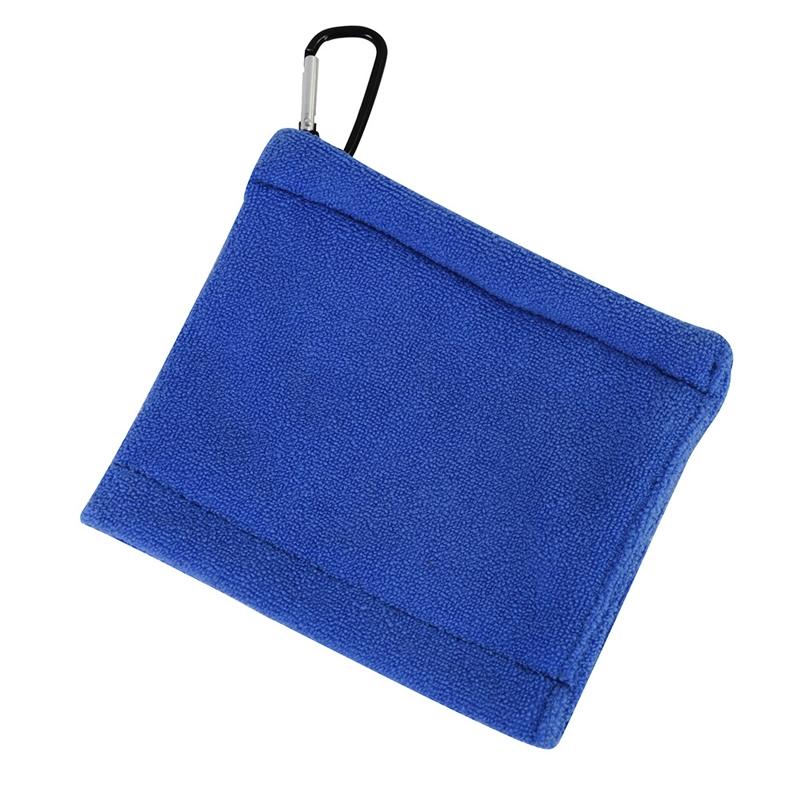 V562-A1029714060DBT-202502212230-00 Blue Terry Towel for Wet and Dry Golf Cleaning with Hook - Image 1