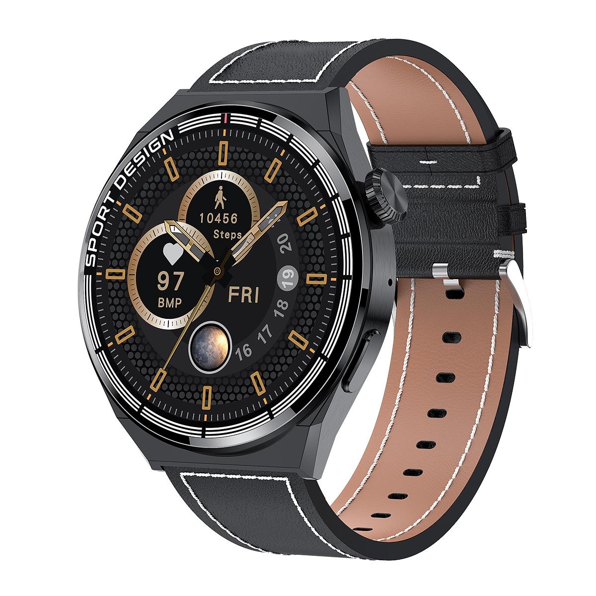 V562-A103433400ADE-202504251926-00 1.6 Inch Waterproof Smart Watch With Bluetooth Call & Nfc - Black - Image 1