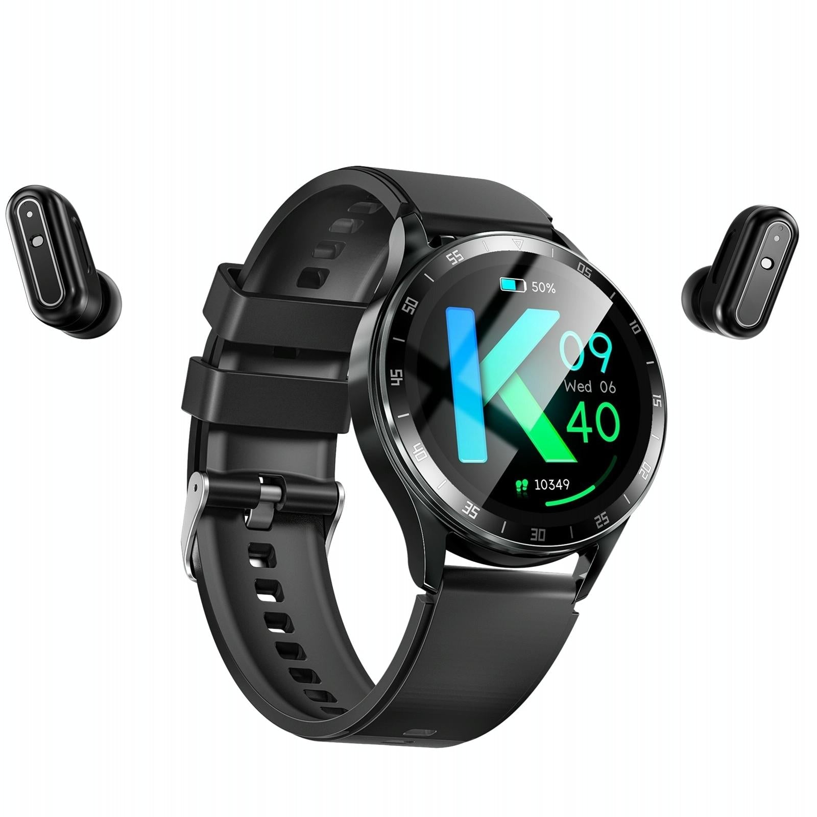 V562-A104032600ADE-202505271120-00 1.39 Inch Waterproof Bracelet Support Bluetooth Call / Nfc / Heart Rate - Black - Image 1