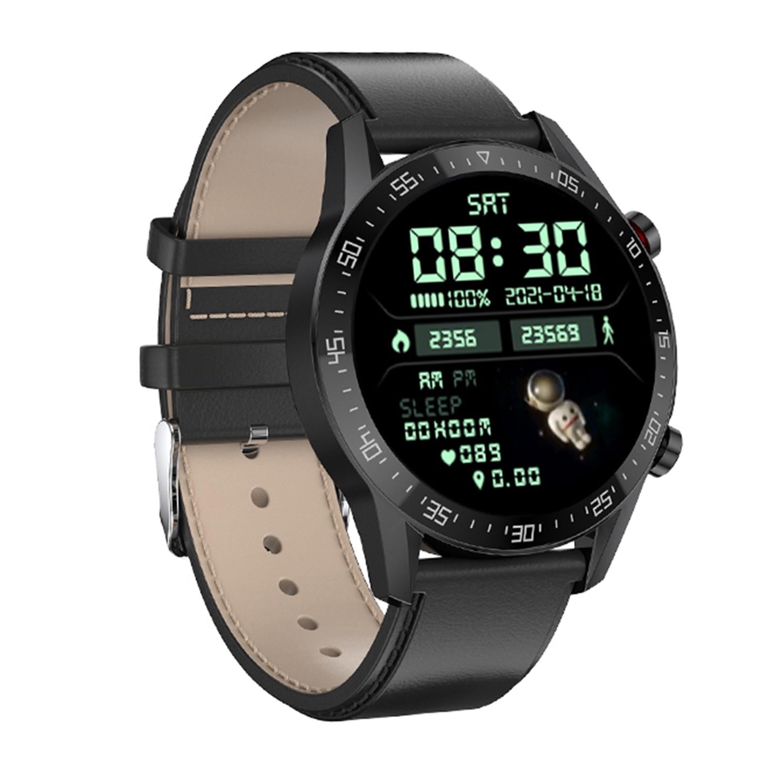 V562-A104389200ADE-202504251906-00 1.28 Inch Ips Screen Smart Watch With Bluetooth Call & Sleep Monitoring - Black - Image 1