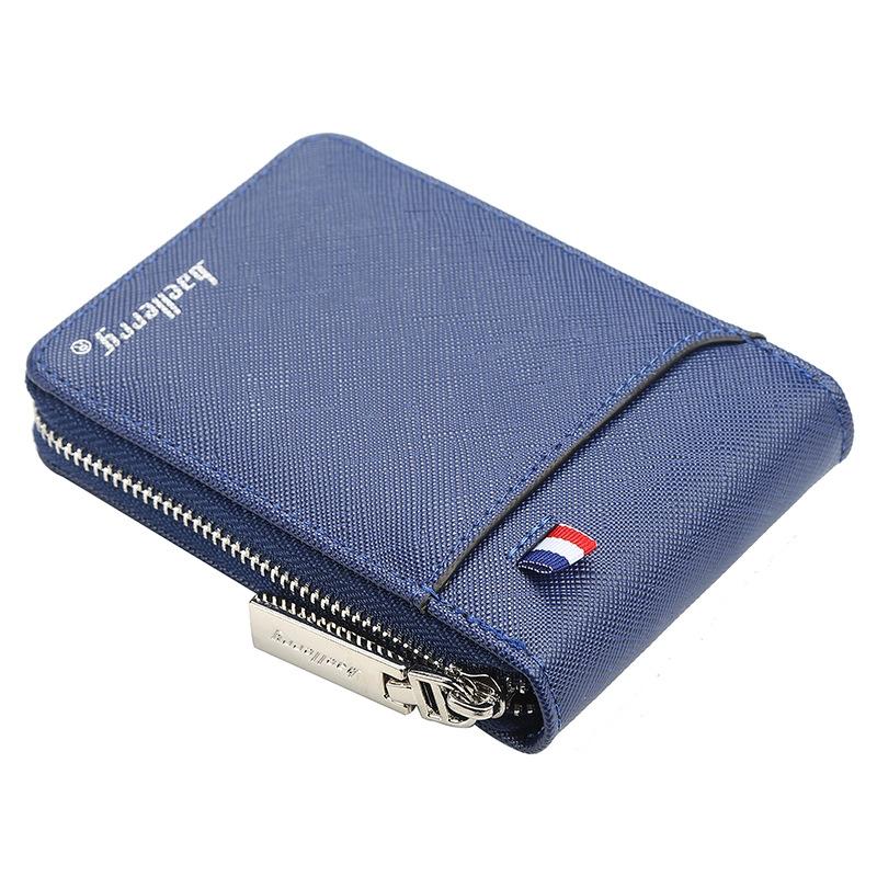 V562-A1059393060DBT-202503281920-00 Large Multi Card Slot Organ Card Bag With Zip Coin Purse - Blue - Image 1