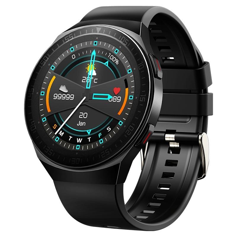 V562-A106262100ADE-202505271206-00 1.28 Inch Ip67 Waterproof Smart Watch With Bluetooth Call Sleep & Heart Rate Monitoring - Black - Image 1